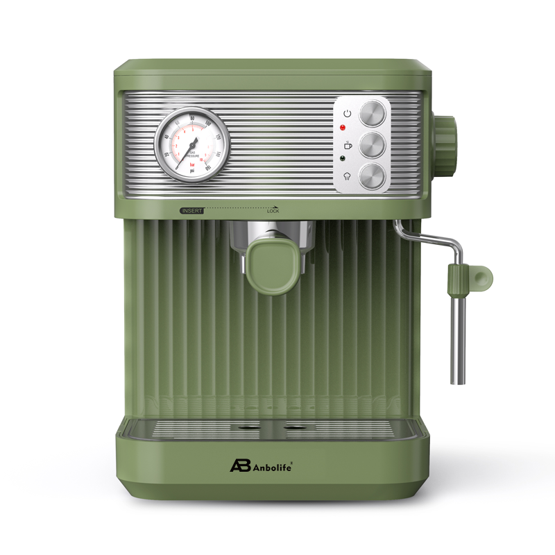 Commercial Espresso Machine - ماكينة إسبريسو تجارية كهربائية جديدة بضغط
