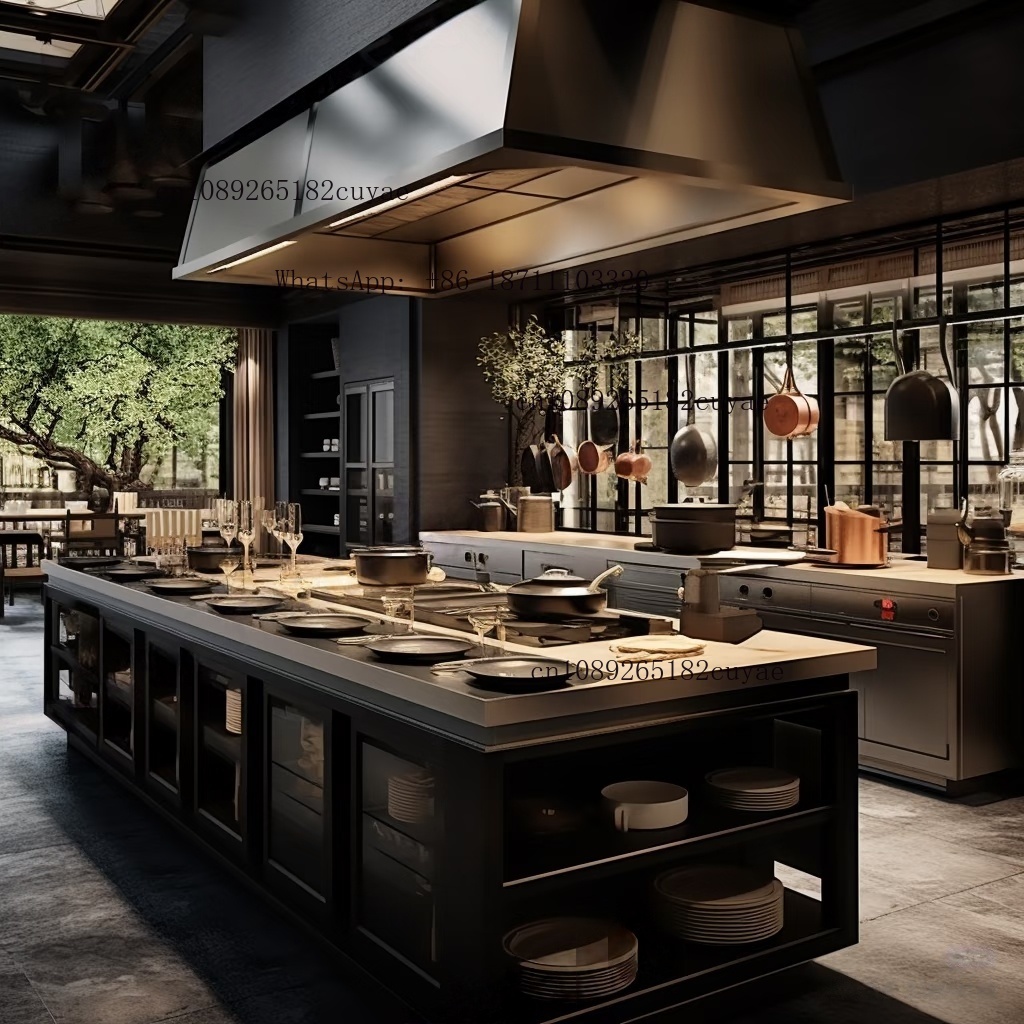 Commercial Kitchen Parts & Service - خزائن مطبخ ثلاثية الأبعاد من JINGSHUN