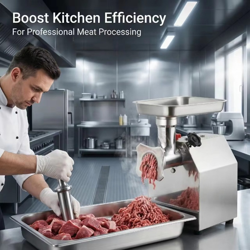 Meat Grinder Electric - مفرمة لحم كهربائية تجارية أوتوماتيكية جديدة