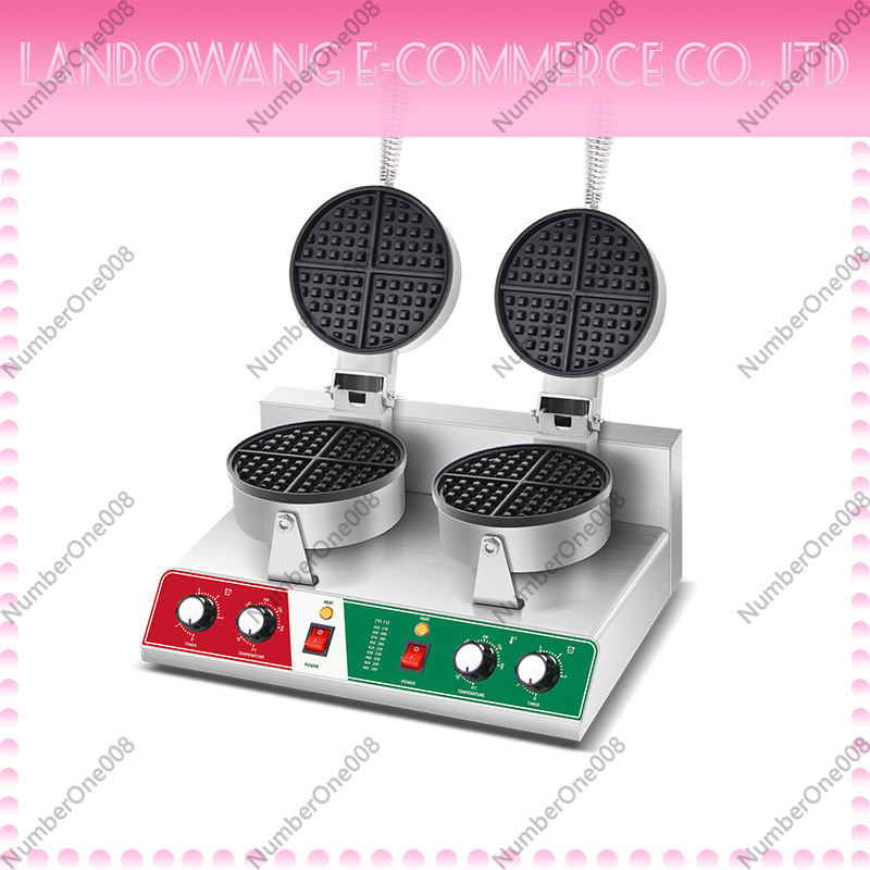 Crepe Maker Griddle - صانعة الوافل الدوارة غير اللاصقة، آلة