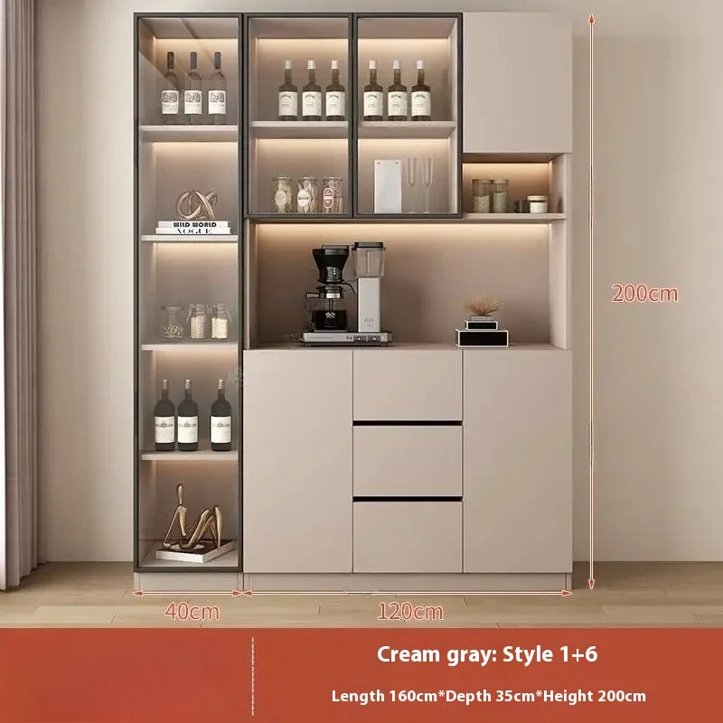 Commercial Kitchen Cabinet - خزانة عرض تعرض شريط خارجي منظمة