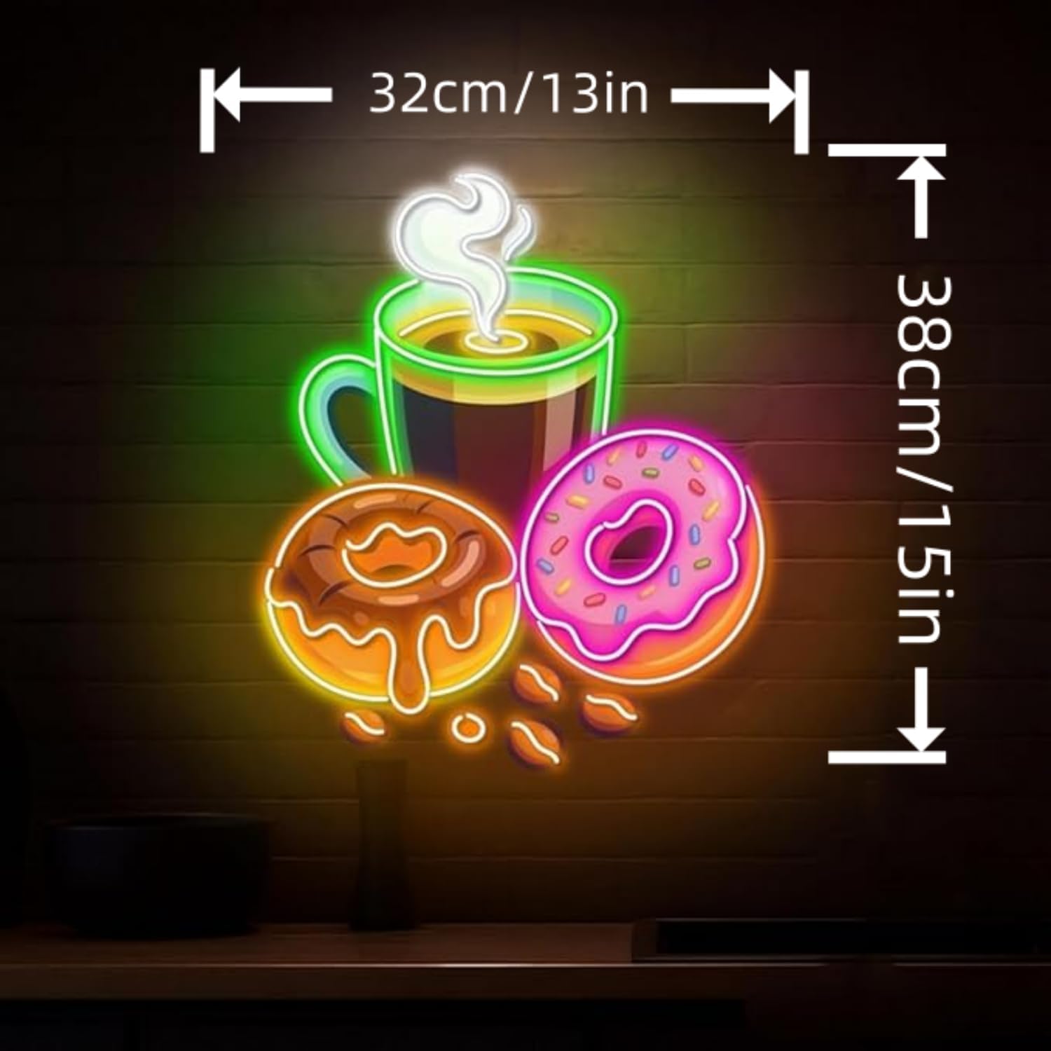 لافتة نيون LED على شكل دونات ت - مراجعة Commercial Kitchen Store وسعره