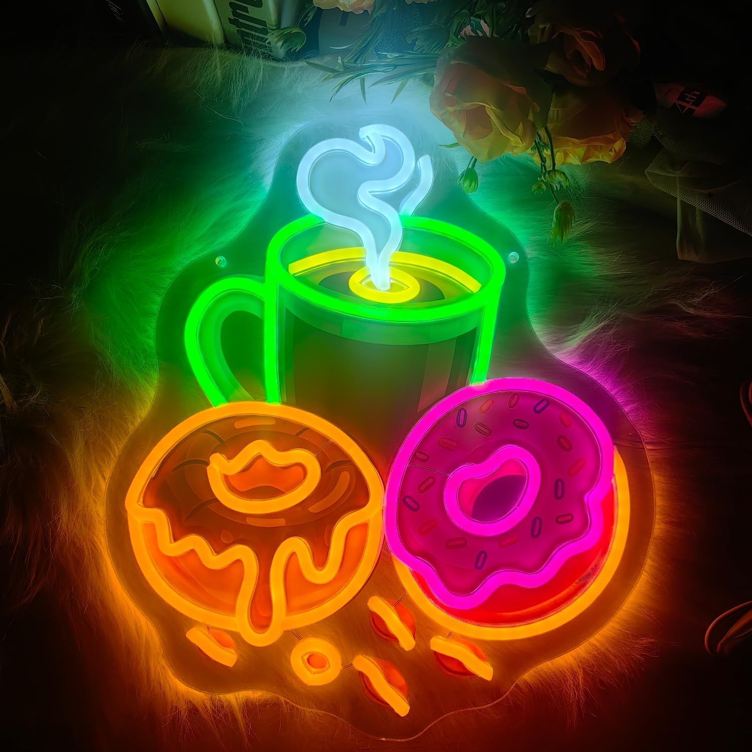 لافتة نيون LED على شكل دونات ت - مراجعة Commercial Kitchen Store وسعره