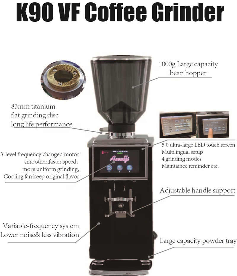 K90 المهنية شاشة تعمل باللمس ق - مراجعة Commercial Espresso Machine وسعره