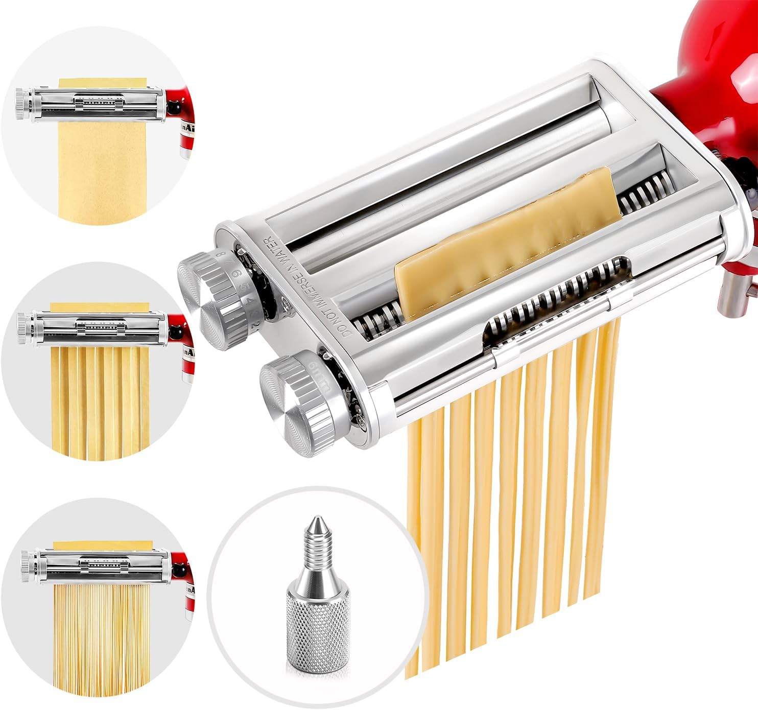 ملحق تقطيع المعكرونة 3 في 1 لخ - مراجعة Commercial Kitchen Aid Mixer وسعره