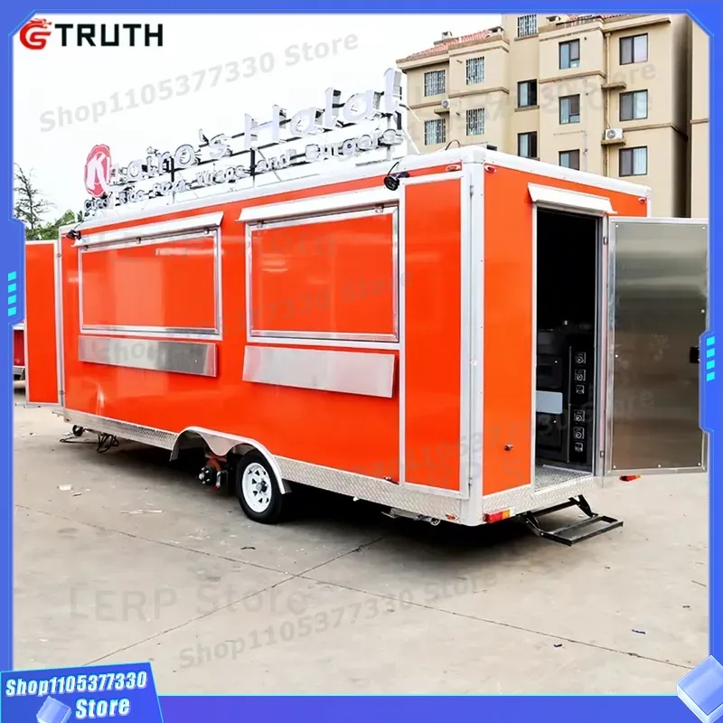 عربة طعام متنقلة مجهزة بالكامل - مراجعة Commercial Kitchen Vendor وسعره