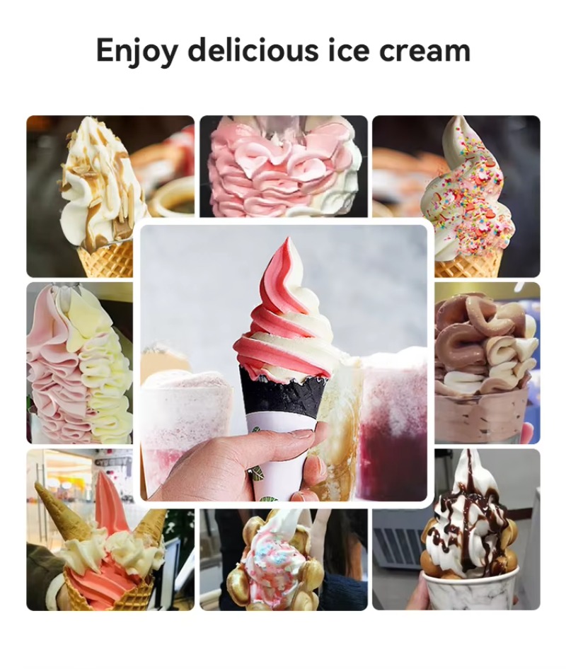 آلة صنع الآيس كريم التجارية ال - مراجعة Soft Serve Ice Cream Machine وسعره