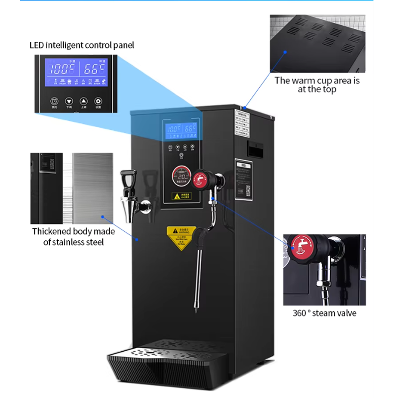 آلة رغوة الحليب التجارية آلة غ - مراجعة Commercial Espresso Machine وسعره