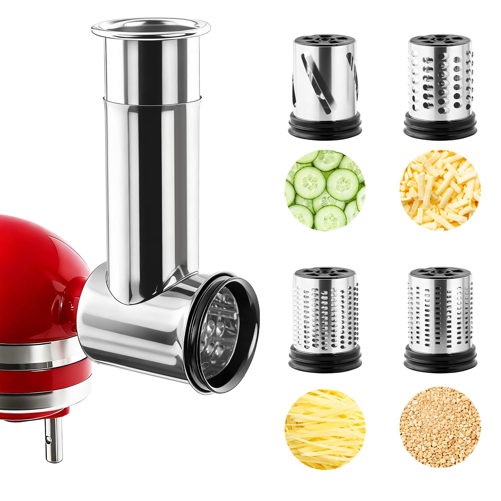 ملحق مبشرة وقطاعة من الفولاذ ا - مراجعة Commercial Kitchen Aid Mixer وسعره
