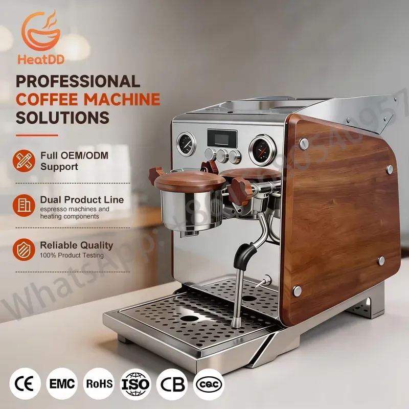 ماكينة قهوة إسبريسو كهربائية ش - مراجعة Commercial Espresso Machine وسعره