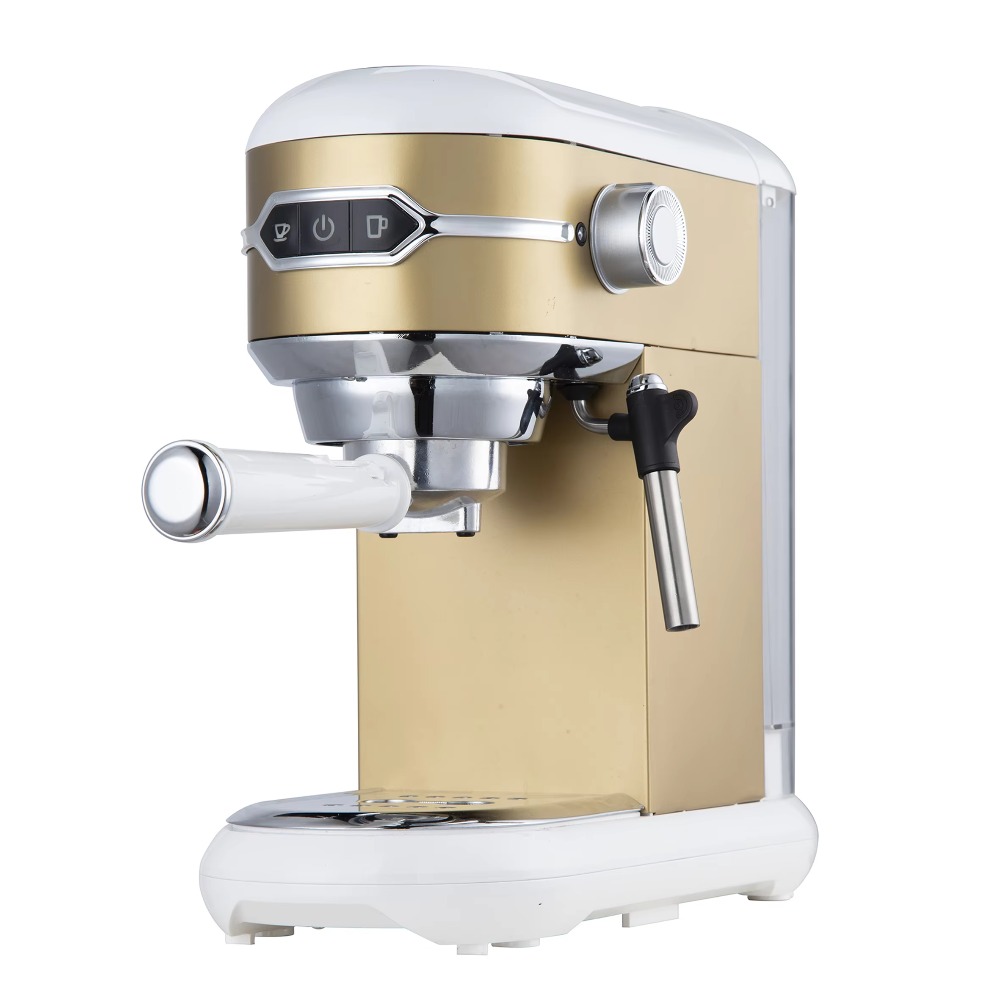 آلة قهوة كهربائية تجارية بضغط  - مراجعة Commercial Espresso Machine وسعره