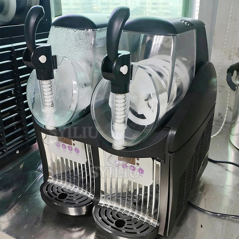 ماكينة سلاش تجارية بسعة 1/2 جا - مراجعة Slushy Machine وسعره
