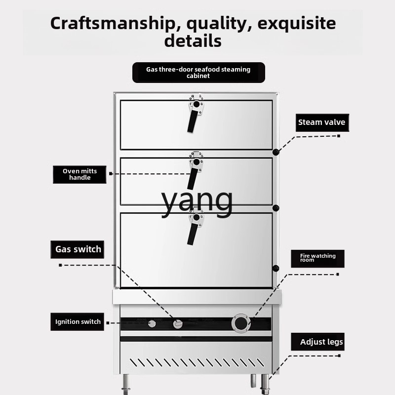 خزانة بخار تجارية ثلاثية الأبو - مراجعة Commercial Steamer Cabinet وسعره