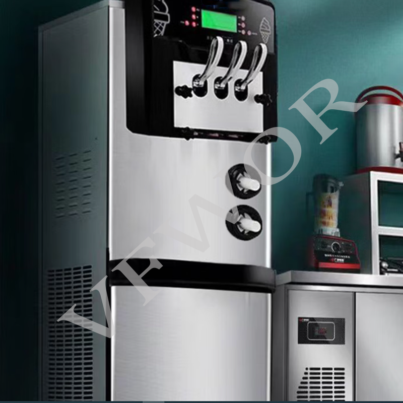 آلة صنع أكواب الآيس كريم، آلة  - مراجعة Soft Serve Ice Cream Machine وسعره