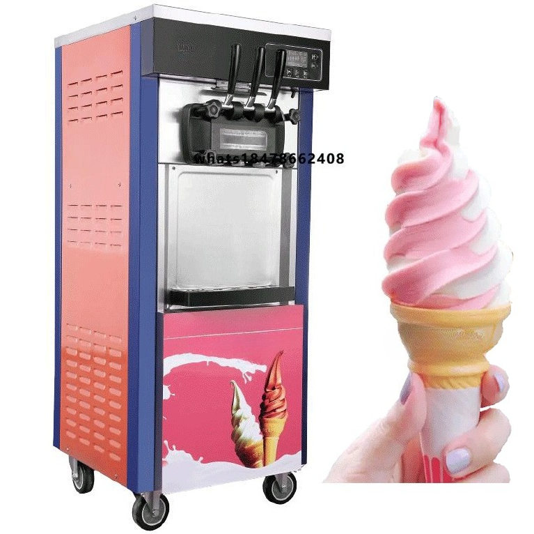 آلة صنع الآيس كريم الناعم التج - مراجعة Soft Serve Ice Cream Machine وسعره