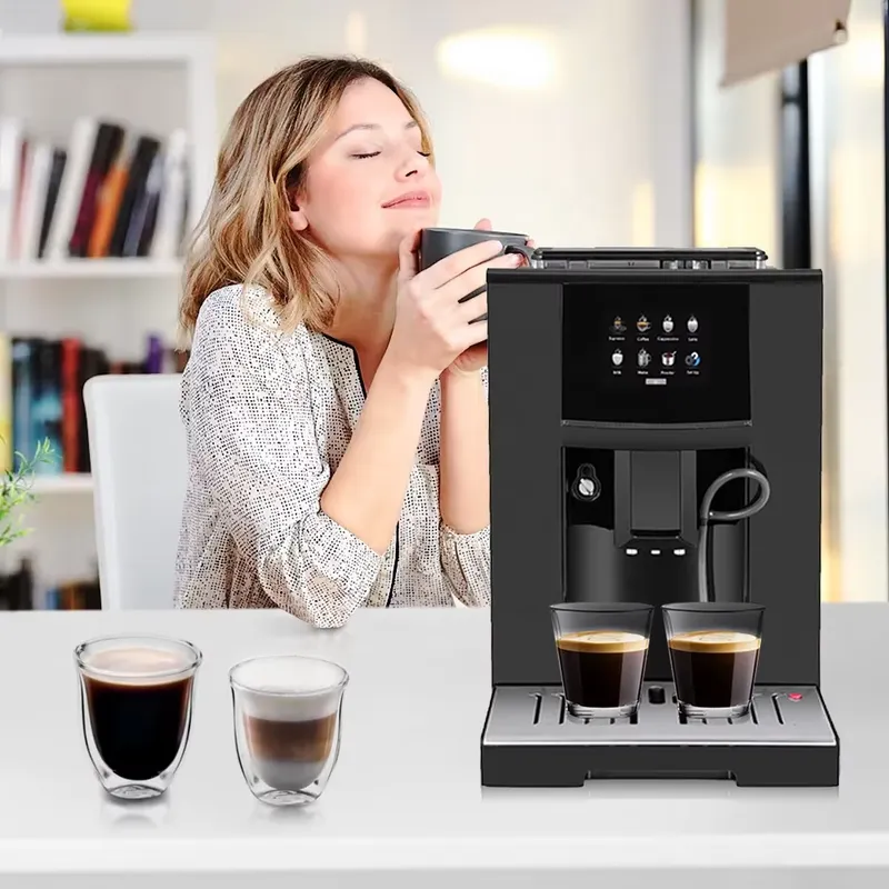 ماكينة قهوة إسبريسو تجارية أوت - مراجعة Commercial Espresso Machine وسعره