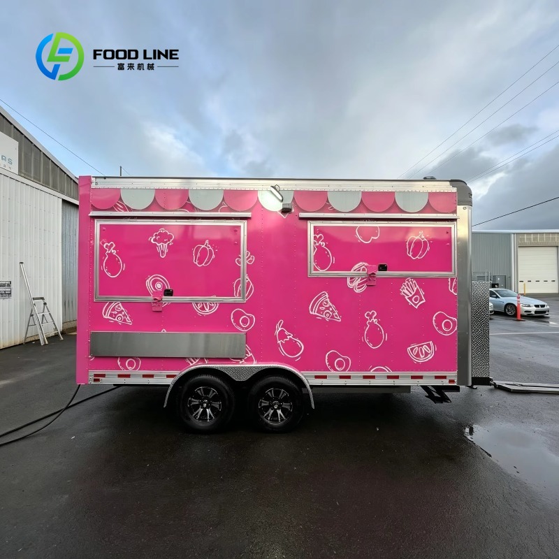عربة طعام متنقلة مخصصة بعجلات، - مراجعة Commercial Kitchen Vendor وسعره