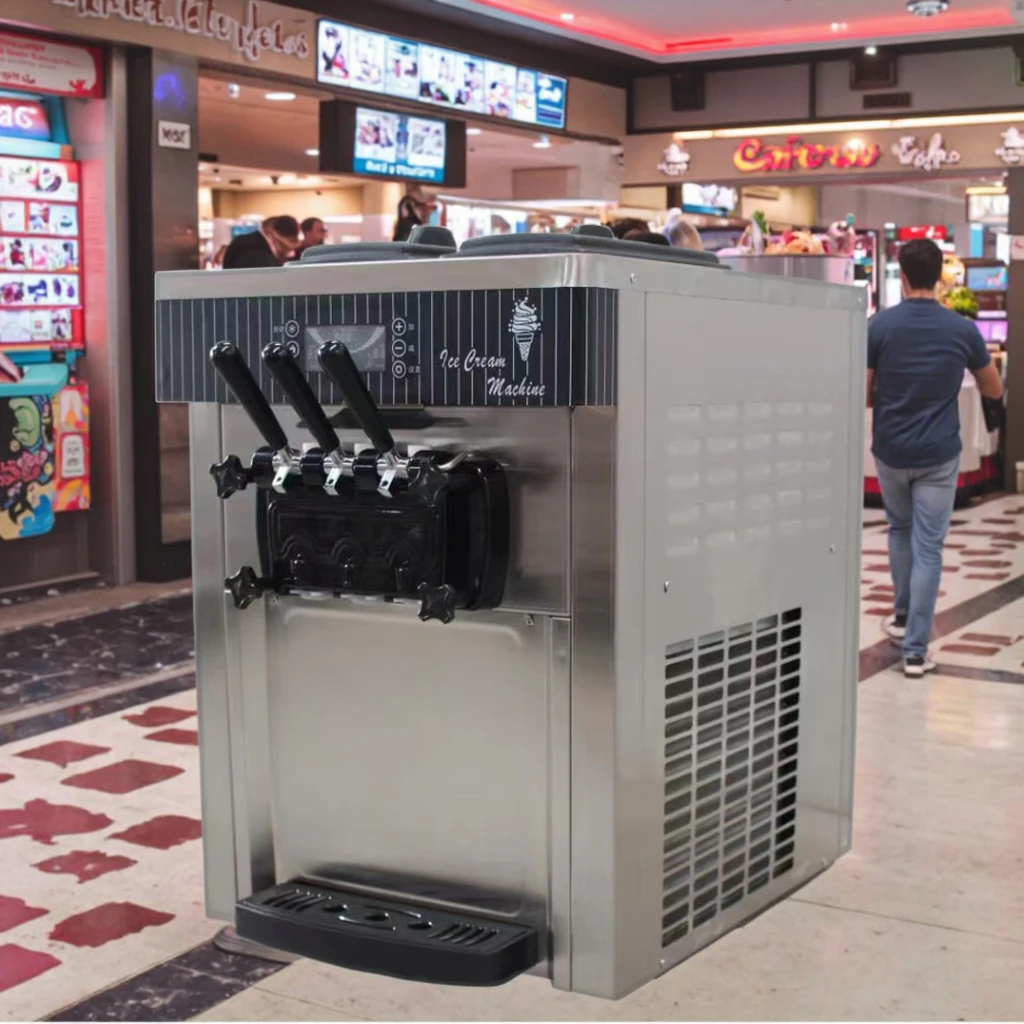 آلة جديدة تجارية لصنع الآيس كر - مراجعة Soft Serve Ice Cream Machine وسعره