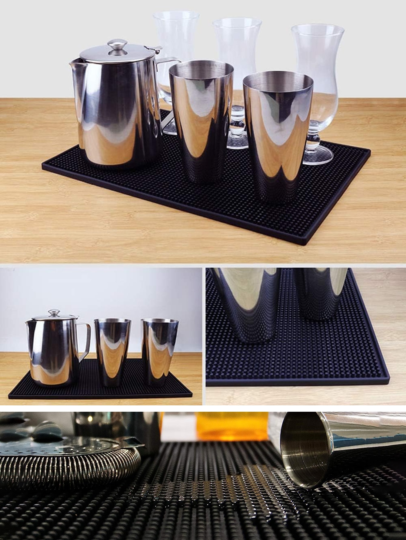 بساط بار 17.7 × 11.8 بوصة، سمي - مراجعة Commercial Kitchen Mats وسعره