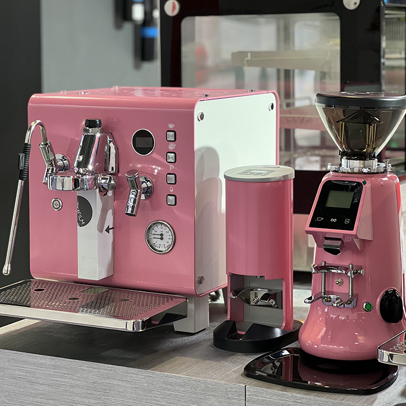 ماكينة قهوة احترافية وردية الل - مراجعة Commercial Espresso Machine وسعره